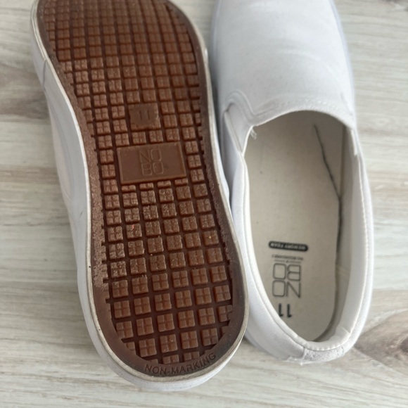 White No Boundaries Twin Gore Slip On Canvas Sneakers - Picture 3 of 5